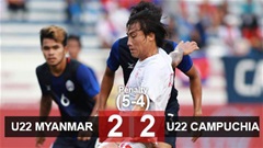 U22 Myanmar 2-2 U22 Campuchia (pen 5-4): Campuchia vuột tấm huy chương đồng lịch sử